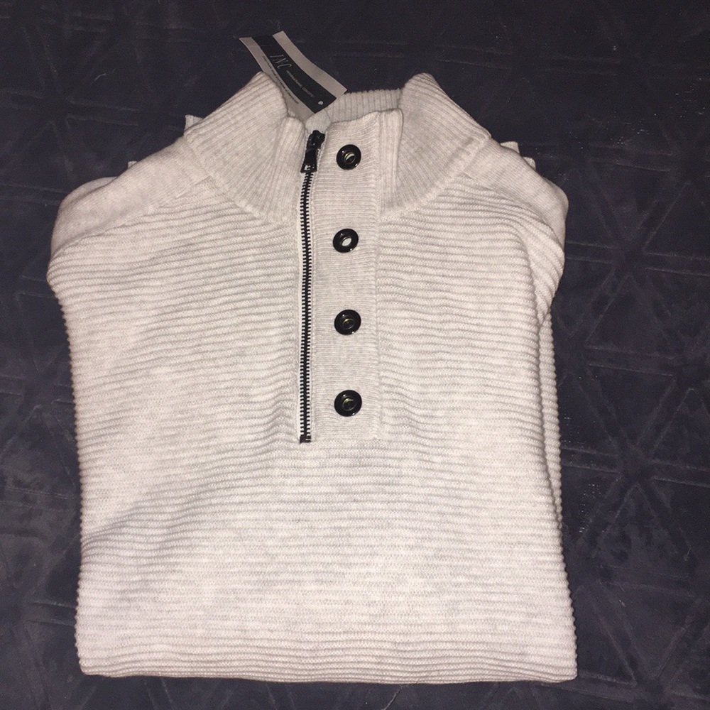 NWT Men’s INC Half Zip Sweater